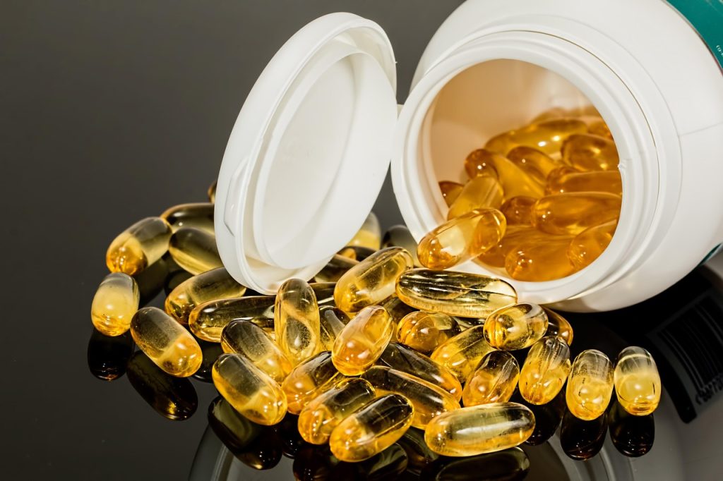 Capsules huile poisson ouvertes