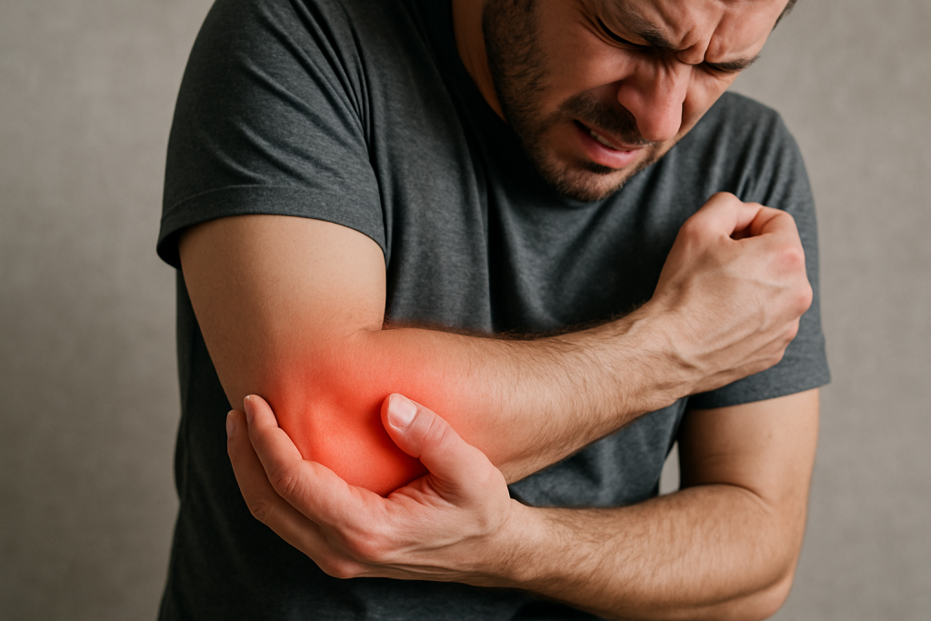 Douleur inflammatoire au coude