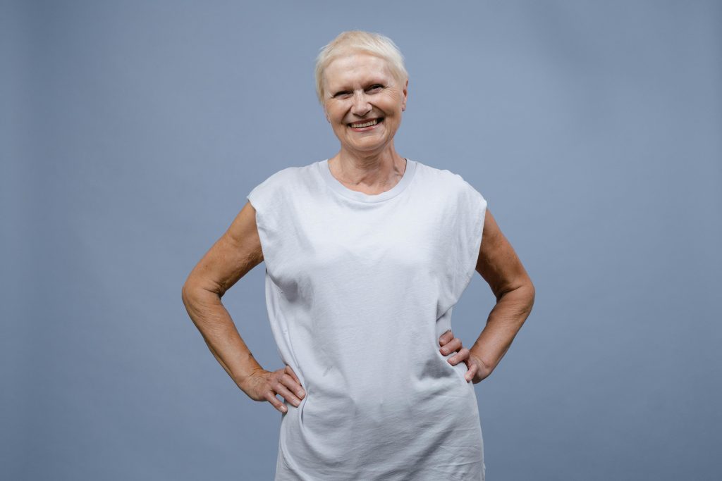 Femme ménopausée en pleine vitalité
