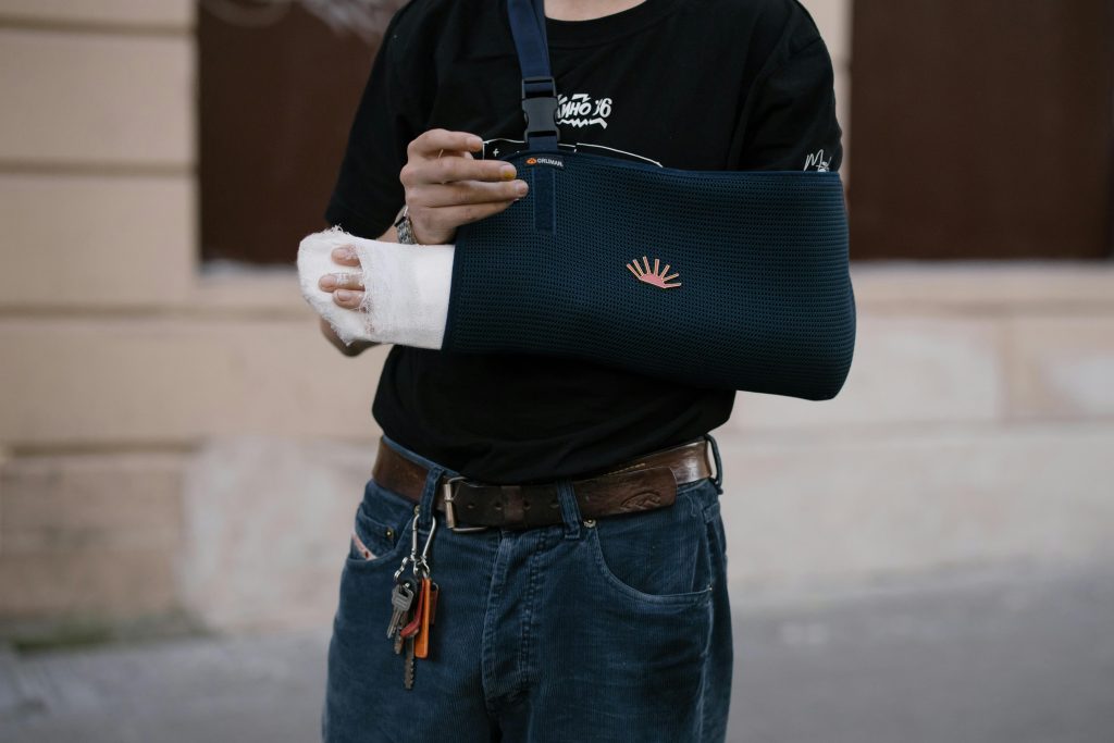 Immobilisation bras fracture osseuse