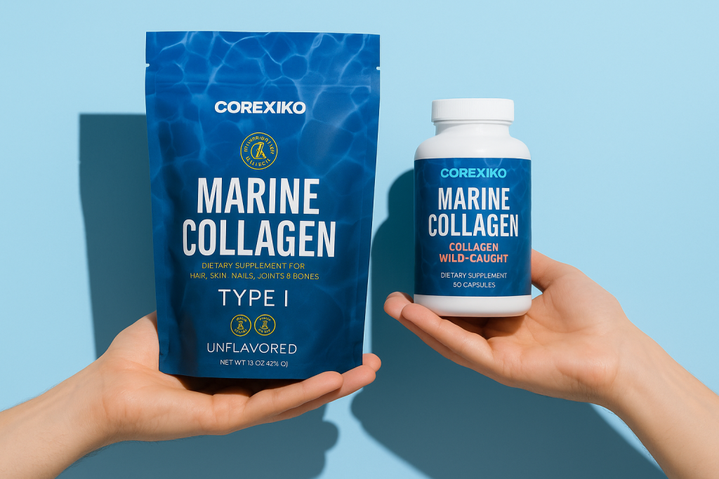 Collagène marin capsules et poudre